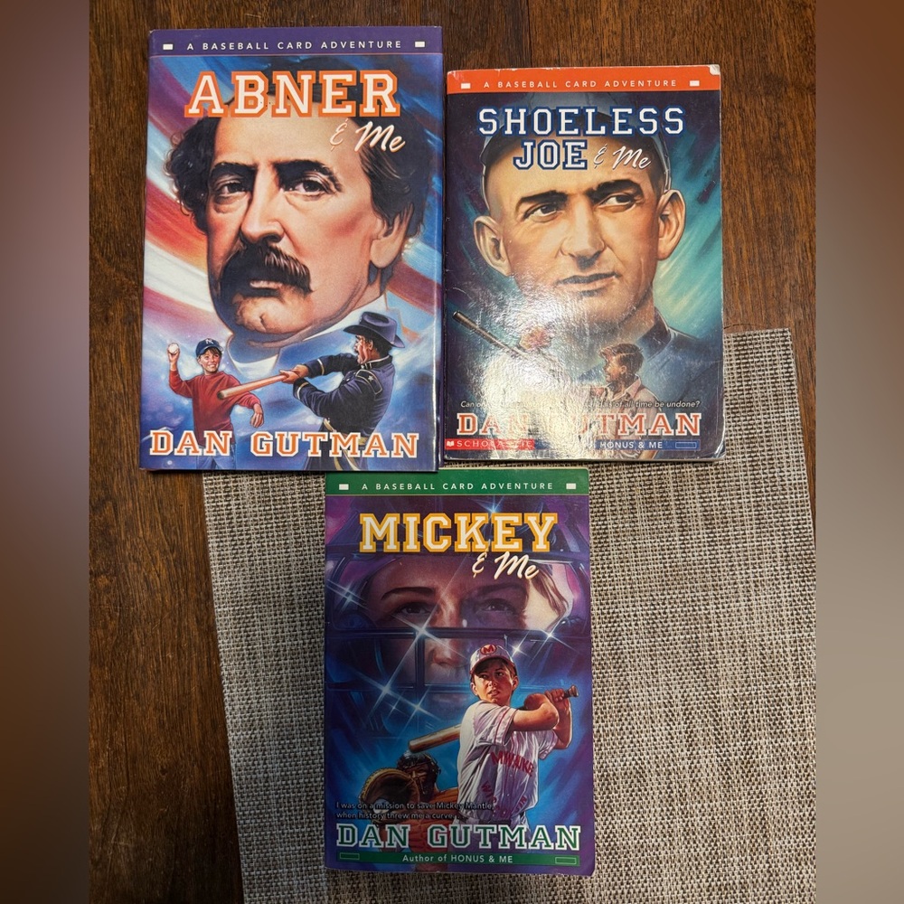 Dan Gutman Baseball Card Adventure Book Set